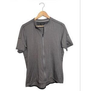 Bontrager Adventure Collection Wool Cyling Shirt Men's XL Full Zip Short Sleeve